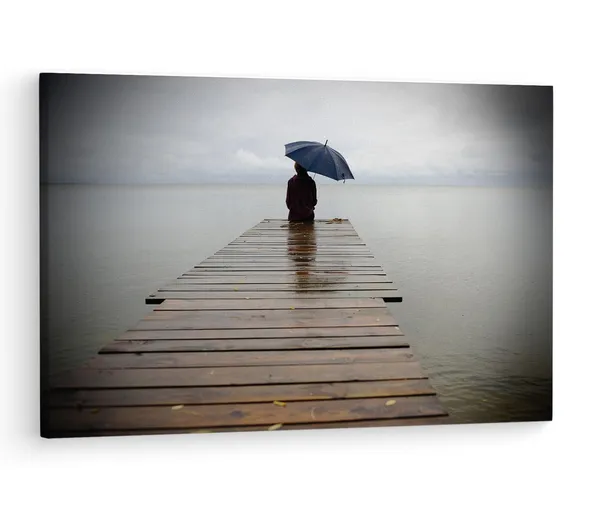 Multicolor_Loneliness_And_Mental_Health,_Wooden_Framed_Canvas_Paintings_|_For_Living_Room_|_Bedroom_|_Office_|_Gallery_|_Ready_Wall_Mount_Canvas_Wall_Art_Painting_|_Size_-_12_X_18In,_Ct0653