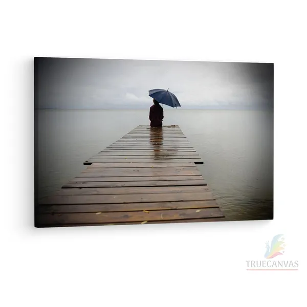 Multicolor_Loneliness_And_Mental_Health,_Wooden_Framed_Canvas_Paintings_|_For_Living_Room_|_Bedroom_|_Office_|_Gallery_|_Ready_Wall_Mount_Canvas_Wall_Art_Painting_|_Size_-_12_X_18In,_Ct0653