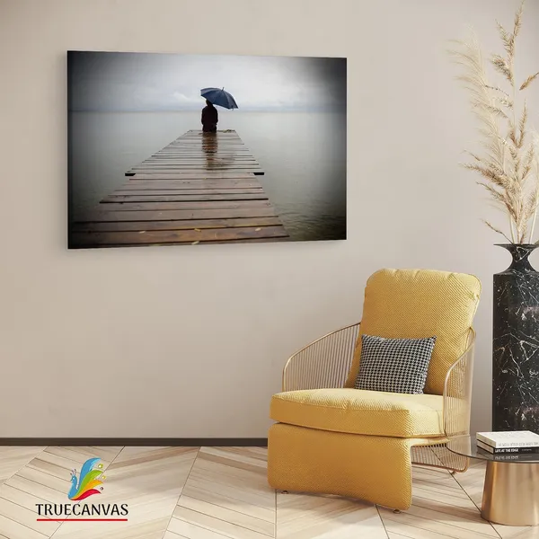 Multicolor_Loneliness_And_Mental_Health,_Wooden_Framed_Canvas_Paintings_|_For_Living_Room_|_Bedroom_|_Office_|_Gallery_|_Ready_Wall_Mount_Canvas_Wall_Art_Painting_|_Size_-_12_X_18In,_Ct0653