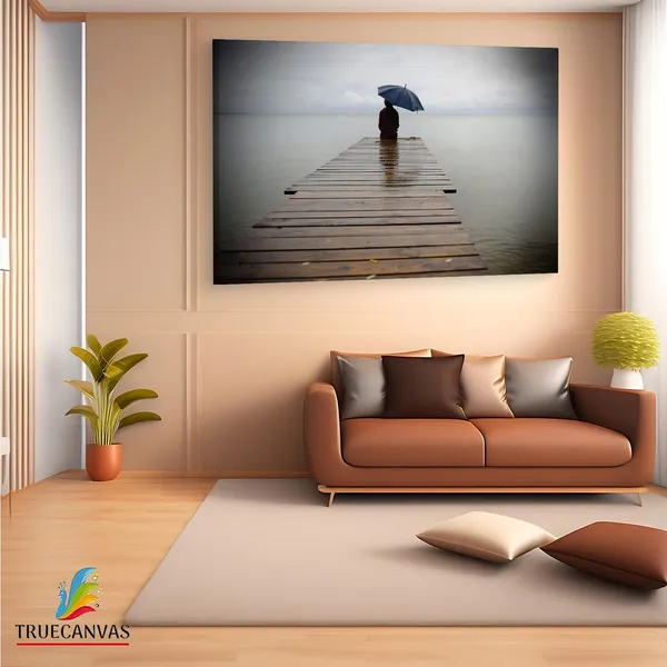 Multicolor_Loneliness_And_Mental_Health,_Wooden_Framed_Canvas_Paintings_|_For_Living_Room_|_Bedroom_|_Office_|_Gallery_|_Ready_Wall_Mount_Canvas_Wall_Art_Painting_|_Size_-_12_X_18In,_Ct0653