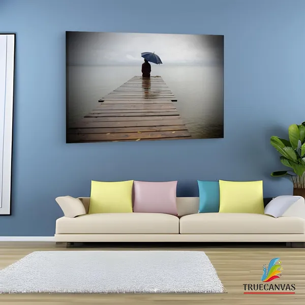 Multicolor_Loneliness_And_Mental_Health,_Wooden_Framed_Canvas_Paintings_|_For_Living_Room_|_Bedroom_|_Office_|_Gallery_|_Ready_Wall_Mount_Canvas_Wall_Art_Painting_|_Size_-_12_X_18In,_Ct0653
