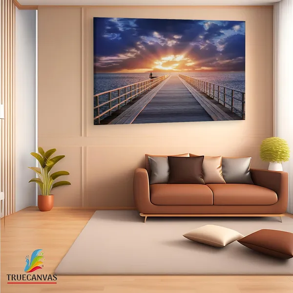 Multicolor_Beautiful_Sunset,_Wooden_Framed_Canvas_Paintings_|_For_Living_Room_|_Bedroom_|_Office_|_Gallery_|_Ready_Wall_Mount_Canvas_Wall_Art_Painting_|_Size_-_12_X_18In,_Ct0663