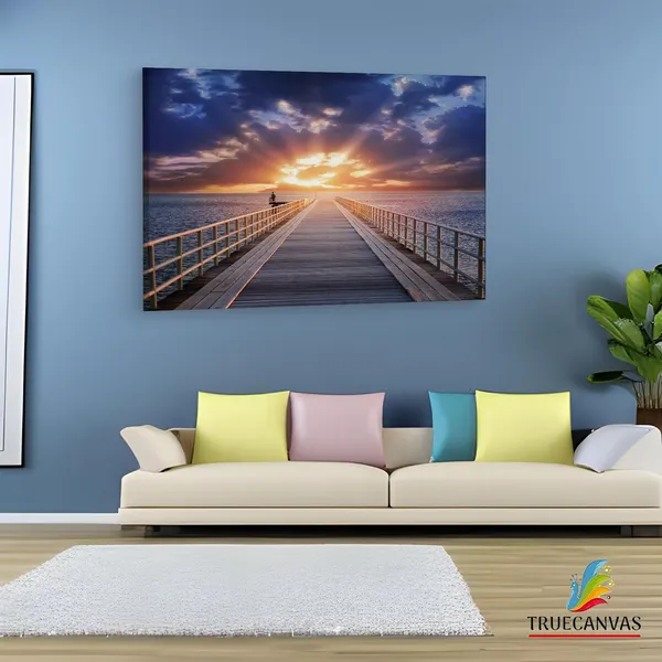Multicolor_Beautiful_Sunset,_Wooden_Framed_Canvas_Paintings_|_For_Living_Room_|_Bedroom_|_Office_|_Gallery_|_Ready_Wall_Mount_Canvas_Wall_Art_Painting_|_Size_-_12_X_18In,_Ct0663