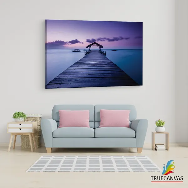 Multicolor_Pigeon_Point_Beach,_Wooden_Framed_Canvas_Paintings_|_For_Living_Room_|_Bedroom_|_Office_|_Gallery_|_Ready_Wall_Mount_Canvas_Wall_Art_Painting_|_Size_-_12_X_18In,_Ct0675