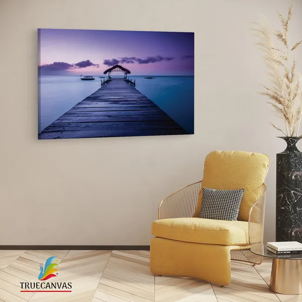 Multicolor_Pigeon_Point_Beach,_Wooden_Framed_Canvas_Paintings_|_For_Living_Room_|_Bedroom_|_Office_|_Gallery_|_Ready_Wall_Mount_Canvas_Wall_Art_Painting_|_Size_-_12_X_18In,_Ct0675