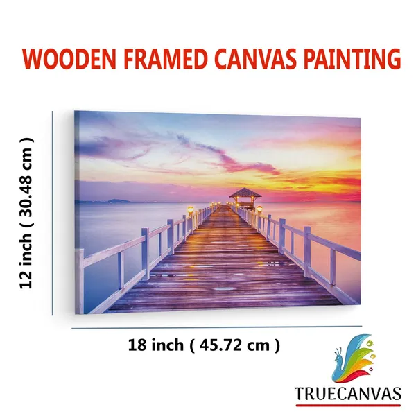 Multicolor_Wedding_Photography_Backdrops,_Wooden_Framed_Canvas_Paintings_|_For_Living_Room_|_Bedroom_|_Office_|_Gallery_|_Ready_Wall_Mount_Canvas_Wall_Art_Painting_|_Size_-_12_X_18In,_Ct0677