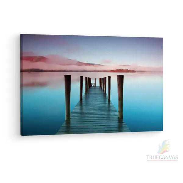 Multicolor_Mist_Pier,_Wooden_Framed_Canvas_Paintings_|_For_Living_Room_|_Bedroom_|_Office_|_Gallery_|_Ready_Wall_Mount_Canvas_Wall_Art_Painting_|_Size_-_12_X_18In,_Ct0678