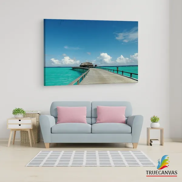 Multicolor_Maldives,_Wooden_Framed_Canvas_Paintings_|_For_Living_Room_|_Bedroom_|_Office_|_Gallery_|_Ready_Wall_Mount_Canvas_Wall_Art_Painting_|_Size_-_12_X_18In,_Ct0681