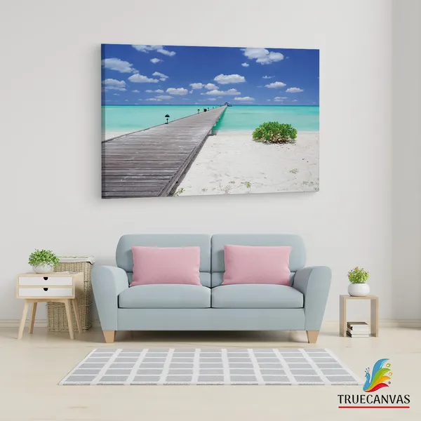 Multicolor_Maldives,_Wooden_Framed_Canvas_Paintings_|_For_Living_Room_|_Bedroom_|_Office_|_Gallery_|_Ready_Wall_Mount_Canvas_Wall_Art_Painting_|_Size_-_12_X_18In,_Ct0689