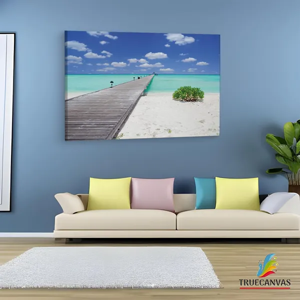 Multicolor_Maldives,_Wooden_Framed_Canvas_Paintings_|_For_Living_Room_|_Bedroom_|_Office_|_Gallery_|_Ready_Wall_Mount_Canvas_Wall_Art_Painting_|_Size_-_12_X_18In,_Ct0689