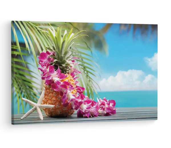 Multicolor_Summer_Holiday,_Starfish,_Wooden_Framed_Canvas_Paintings_|_For_Living_Room_|_Bedroom_|_Office_|_Gallery_|_Ready_Wall_Mount_Canvas_Wall_Art_Painting_|_Size_-_12_X_18In,_Ct0708