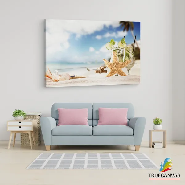 Multicolor_Mojito_Starfish,_Wooden_Framed_Canvas_Paintings_|_For_Living_Room_|_Bedroom_|_Office_|_Gallery_|_Ready_Wall_Mount_Canvas_Wall_Art_Painting_|_Size_-_12_X_18In,_Ct0725