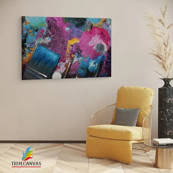 Multicolor_Abstract,_Wooden_Framed_Canvas_Paintings_|_For_Living_Room_|_Bedroom_|_Office_|_Gallery_|_Ready_Wall_Mount_Canvas_Wall_Art_Painting_|_Size_-_12_X_18In,_Ct0760