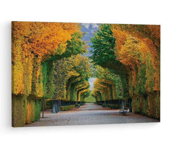 Multicolor_Schonbrunn_Palace_Vienna,_Wooden_Framed_Canvas_Paintings_|_For_Living_Room_|_Bedroom_|_Office_|_Gallery_|_Ready_Wall_Mount_Canvas_Wall_Art_Painting_|_Size_-_12_X_18In,_Ct0801