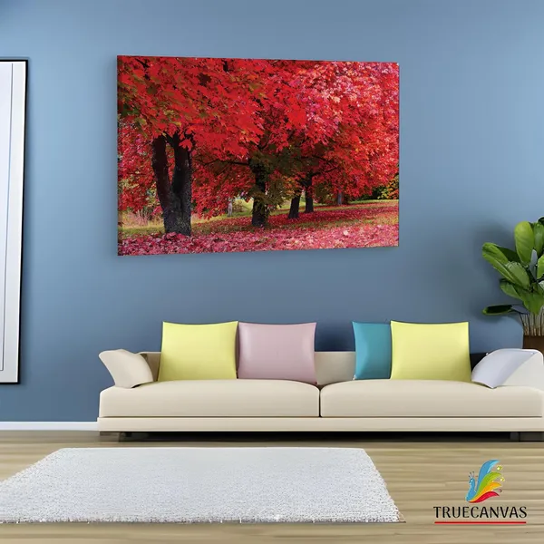 Multicolor_Maple_Tree,_Wooden_Framed_Canvas_Paintings_|_For_Living_Room_|_Bedroom_|_Office_|_Gallery_|_Ready_Wall_Mount_Canvas_Wall_Art_Painting_|_Size_-_12_X_18In,_Ct0816