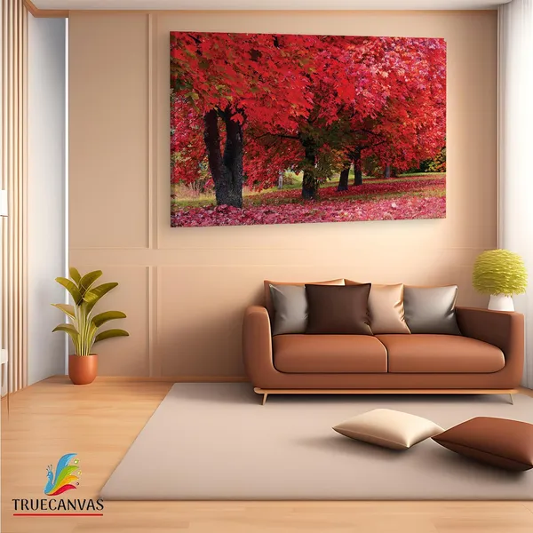 Multicolor_Maple_Tree,_Wooden_Framed_Canvas_Paintings_|_For_Living_Room_|_Bedroom_|_Office_|_Gallery_|_Ready_Wall_Mount_Canvas_Wall_Art_Painting_|_Size_-_12_X_18In,_Ct0816