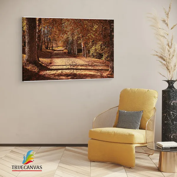Multicolor_Octoberin_The_|_Forest,_Wooden_Framed_Canvas_Paintings_|_For_Living_Room_|_Bedroom_|_Office_|_Gallery_|_Ready_Wall_Mount_Canvas_Wall_Art_Painting_|_Size_-_12_X_18In,_Ct0817