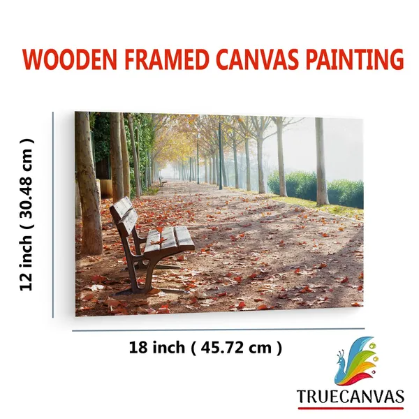 Multicolor_Wallario_Wand_Bild_Hartschaum,_Wooden_Framed_Canvas_Paintings_|_For_Living_Room_|_Bedroom_|_Office_|_Gallery_|_Ready_Wall_Mount_Canvas_Wall_Art_Painting_|_Size_-_12_X_18In,_Ct0820