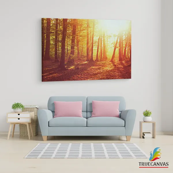 Multicolor_Nature,_|_Forest,_Fall,_Dappled,_Wooden_Framed_Canvas_Paintings_|_For_Living_Room_|_Bedroom_|_Office_|_Gallery_|_Ready_Wall_Mount_Canvas_Wall_Art_Painting_|_Size_-_12_X_18In,_Ct0824