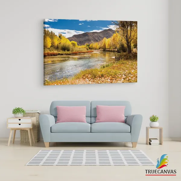 Multicolor_Autumn_View_With_Mountains,_Wooden_Framed_Canvas_Paintings_|_For_Living_Room_|_Bedroom_|_Office_|_Gallery_|_Ready_Wall_Mount_Canvas_Wall_Art_Painting_|_Size_-_12_X_18In,_Ct0834
