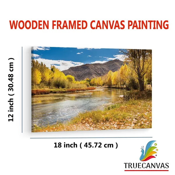 Multicolor_Autumn_View_With_Mountains,_Wooden_Framed_Canvas_Paintings_|_For_Living_Room_|_Bedroom_|_Office_|_Gallery_|_Ready_Wall_Mount_Canvas_Wall_Art_Painting_|_Size_-_12_X_18In,_Ct0834
