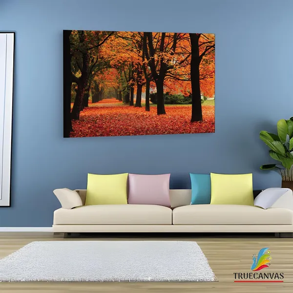 Multicolor_Autumn,_Leaves,_Wooden_Framed_Canvas_Paintings_|_For_Living_Room_|_Bedroom_|_Office_|_Gallery_|_Ready_Wall_Mount_Canvas_Wall_Art_Painting_|_Size_-_12_X_18In,_Ct0835