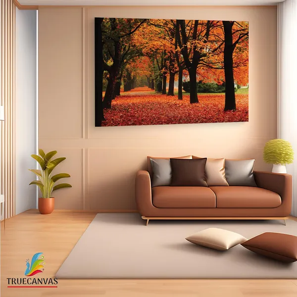 Multicolor_Autumn,_Leaves,_Wooden_Framed_Canvas_Paintings_|_For_Living_Room_|_Bedroom_|_Office_|_Gallery_|_Ready_Wall_Mount_Canvas_Wall_Art_Painting_|_Size_-_12_X_18In,_Ct0835