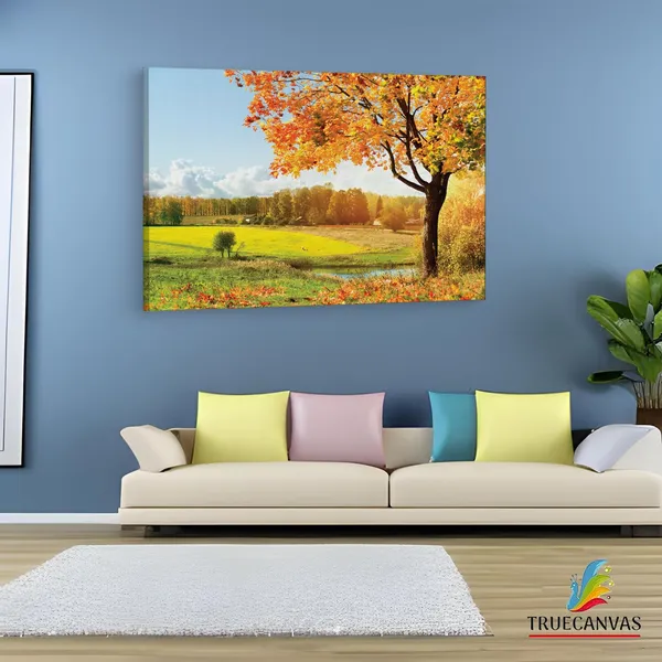 Multicolor_Beautiful_Tree,_Wooden_Framed_Canvas_Paintings_|_For_Living_Room_|_Bedroom_|_Office_|_Gallery_|_Ready_Wall_Mount_Canvas_Wall_Art_Painting_|_Size_-_12_X_18In,_Ct0838