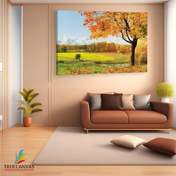 Multicolor_Beautiful_Tree,_Wooden_Framed_Canvas_Paintings_|_For_Living_Room_|_Bedroom_|_Office_|_Gallery_|_Ready_Wall_Mount_Canvas_Wall_Art_Painting_|_Size_-_12_X_18In,_Ct0838
