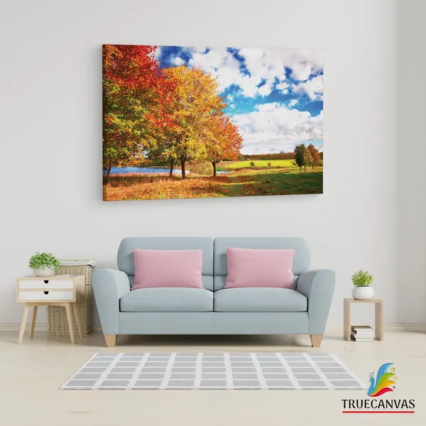 Multicolor_Autumn_Landscape,_Wooden_Framed_Canvas_Paintings_|_For_Living_Room_|_Bedroom_|_Office_|_Gallery_|_Ready_Wall_Mount_Canvas_Wall_Art_Painting_|_Size_-_12_X_18In,_Ct0839