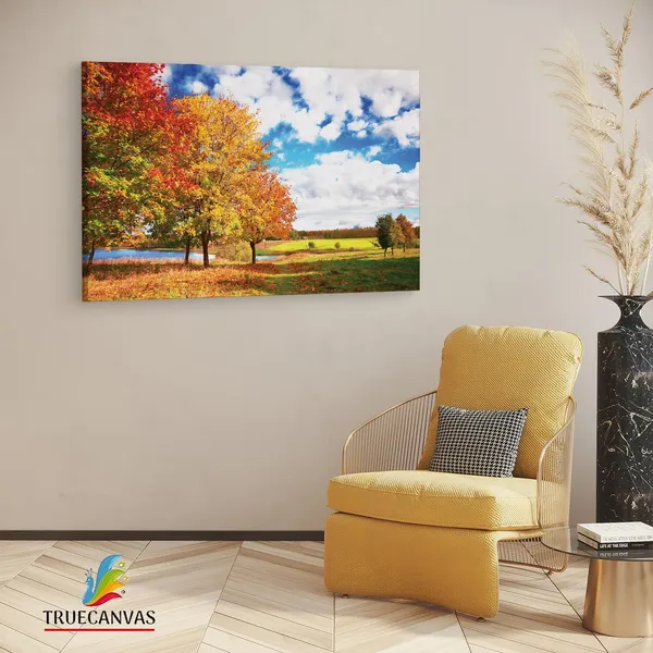 Multicolor_Autumn_Landscape,_Wooden_Framed_Canvas_Paintings_|_For_Living_Room_|_Bedroom_|_Office_|_Gallery_|_Ready_Wall_Mount_Canvas_Wall_Art_Painting_|_Size_-_12_X_18In,_Ct0839