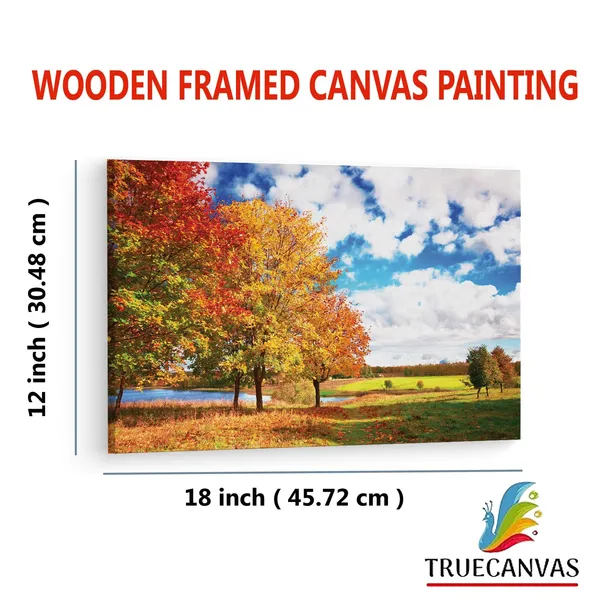 Multicolor_Autumn_Landscape,_Wooden_Framed_Canvas_Paintings_|_For_Living_Room_|_Bedroom_|_Office_|_Gallery_|_Ready_Wall_Mount_Canvas_Wall_Art_Painting_|_Size_-_12_X_18In,_Ct0839