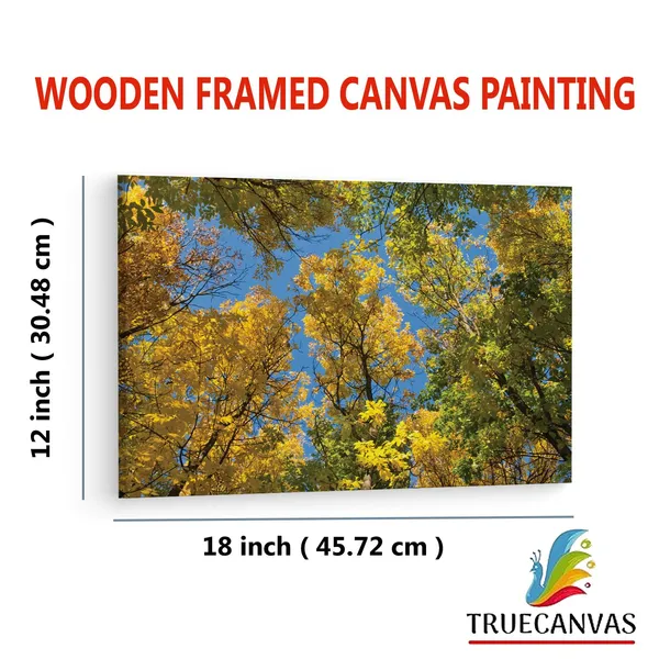 Multicolor_Autumn_Tree_Branches,_Wooden_Framed_Canvas_Paintings_|_For_Living_Room_|_Bedroom_|_Office_|_Gallery_|_Ready_Wall_Mount_Canvas_Wall_Art_Painting_|_Size_-_12_X_18In,_Ct0855