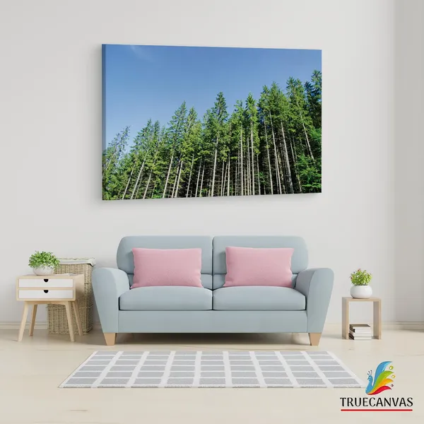 Multicolor_Pine_Tree,_Wooden_Framed_Canvas_Paintings_|_For_Living_Room_|_Bedroom_|_Office_|_Gallery_|_Ready_Wall_Mount_Canvas_Wall_Art_Painting_|_Size_-_12_X_18In,_Ct0859