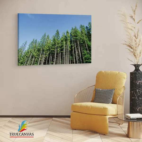 Multicolor_Pine_Tree,_Wooden_Framed_Canvas_Paintings_|_For_Living_Room_|_Bedroom_|_Office_|_Gallery_|_Ready_Wall_Mount_Canvas_Wall_Art_Painting_|_Size_-_12_X_18In,_Ct0859