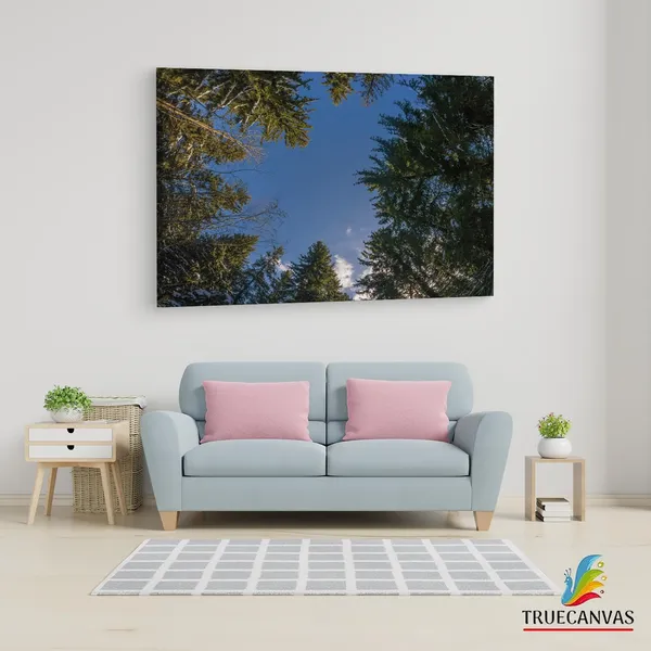 Multicolor_Grindelwald,_Trees,_Switzerland,_Wooden_Framed_Canvas_Paintings_|_For_Living_Room_|_Bedroom_|_Office_|_Gallery_|_Ready_Wall_Mount_Canvas_Wall_Art_Painting_|_Size_-_12_X_18In,_Ct0860