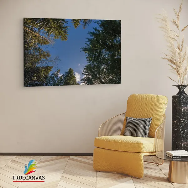 Multicolor_Grindelwald,_Trees,_Switzerland,_Wooden_Framed_Canvas_Paintings_|_For_Living_Room_|_Bedroom_|_Office_|_Gallery_|_Ready_Wall_Mount_Canvas_Wall_Art_Painting_|_Size_-_12_X_18In,_Ct0860