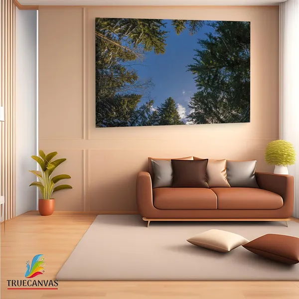 Multicolor_Grindelwald,_Trees,_Switzerland,_Wooden_Framed_Canvas_Paintings_|_For_Living_Room_|_Bedroom_|_Office_|_Gallery_|_Ready_Wall_Mount_Canvas_Wall_Art_Painting_|_Size_-_12_X_18In,_Ct0860
