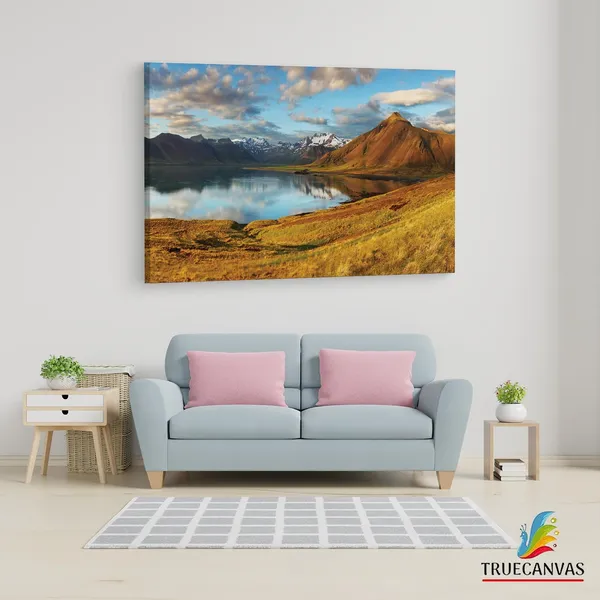 Multicolor_Wallario_Wand_Bild_Hartschaum,_Wooden_Framed_Canvas_Paintings_|_For_Living_Room_|_Bedroom_|_Office_|_Gallery_|_Ready_Wall_Mount_Canvas_Wall_Art_Painting_|_Size_-_12_X_18In,_Ct0865
