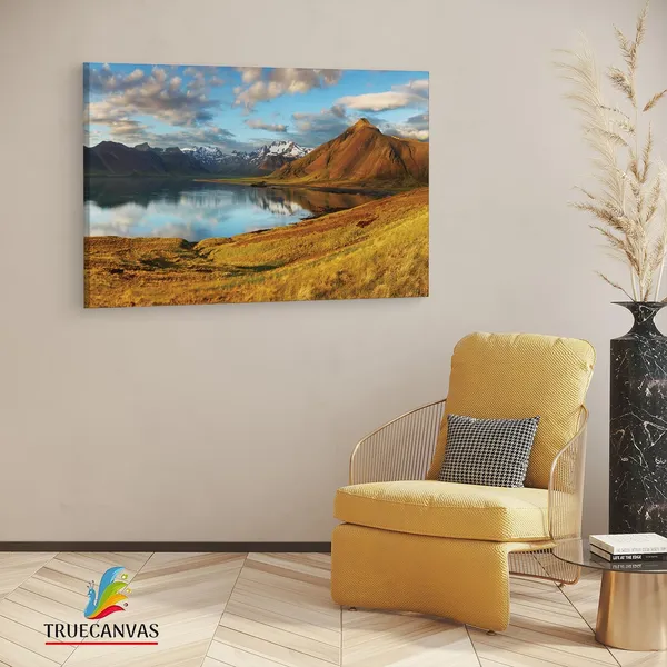 Multicolor_Wallario_Wand_Bild_Hartschaum,_Wooden_Framed_Canvas_Paintings_|_For_Living_Room_|_Bedroom_|_Office_|_Gallery_|_Ready_Wall_Mount_Canvas_Wall_Art_Painting_|_Size_-_12_X_18In,_Ct0865