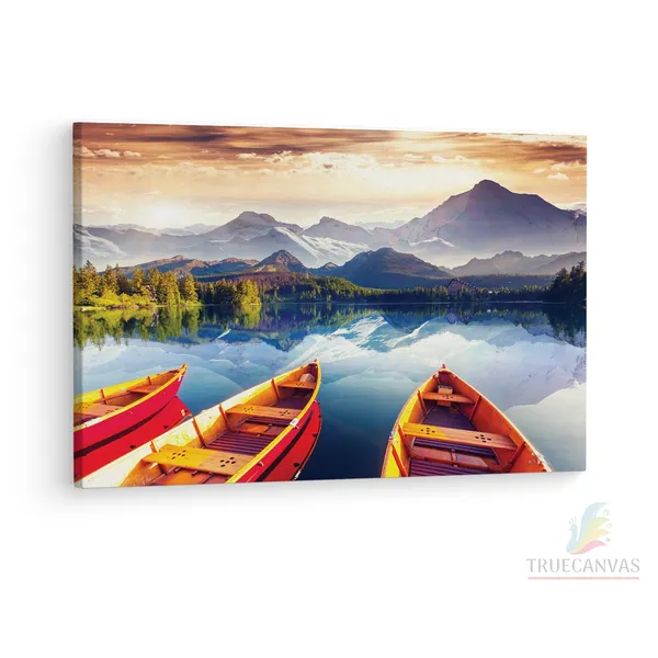 Multicolor_Tourist_Plateau_Snow,_Wooden_Framed_Canvas_Paintings_|_For_Living_Room_|_Bedroom_|_Office_|_Gallery_|_Ready_Wall_Mount_Canvas_Wall_Art_Painting_|_Size_-_12_X_18In,_Ct0878