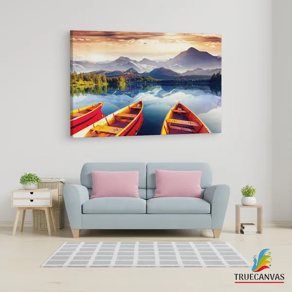 Multicolor_Tourist_Plateau_Snow,_Wooden_Framed_Canvas_Paintings_|_For_Living_Room_|_Bedroom_|_Office_|_Gallery_|_Ready_Wall_Mount_Canvas_Wall_Art_Painting_|_Size_-_12_X_18In,_Ct0878