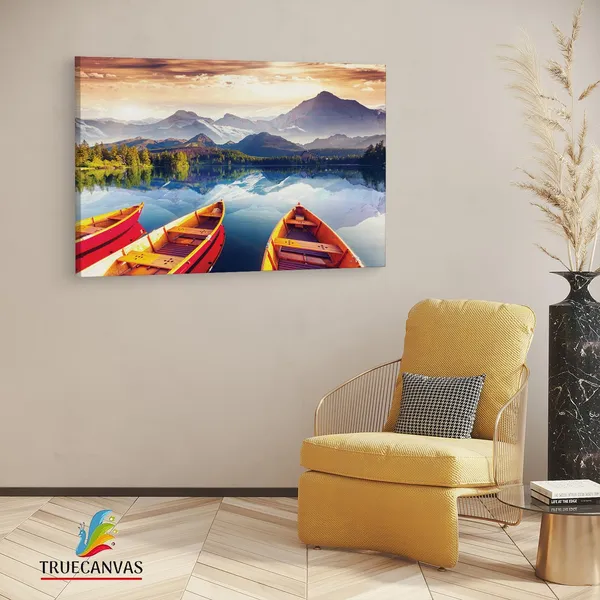 Multicolor_Tourist_Plateau_Snow,_Wooden_Framed_Canvas_Paintings_|_For_Living_Room_|_Bedroom_|_Office_|_Gallery_|_Ready_Wall_Mount_Canvas_Wall_Art_Painting_|_Size_-_12_X_18In,_Ct0878