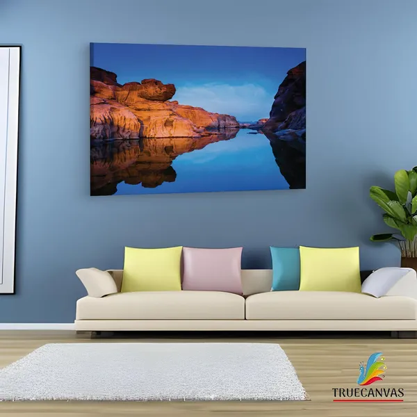 Multicolor_Sam_Phan_Bok,_Wooden_Framed_Canvas_Paintings_|_For_Living_Room_|_Bedroom_|_Office_|_Gallery_|_Ready_Wall_Mount_Canvas_Wall_Art_Painting_|_Size_-_12_X_18In,_Ct0881