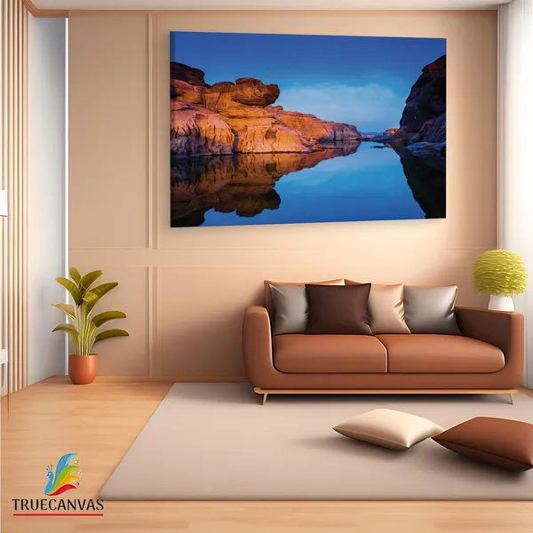 Multicolor_Sam_Phan_Bok,_Wooden_Framed_Canvas_Paintings_|_For_Living_Room_|_Bedroom_|_Office_|_Gallery_|_Ready_Wall_Mount_Canvas_Wall_Art_Painting_|_Size_-_12_X_18In,_Ct0881