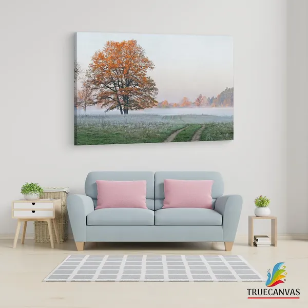 Multicolor_Early_Autumn,_Wooden_Framed_Canvas_Paintings_|_For_Living_Room_|_Bedroom_|_Office_|_Gallery_|_Ready_Wall_Mount_Canvas_Wall_Art_Painting_|_Size_-_12_X_18In,_Ct0888