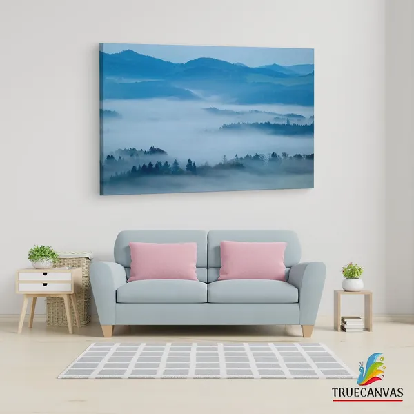 Multicolor_Hilly_Landscape_With_Fog,_Wooden_Framed_Canvas_Paintings_|_For_Living_Room_|_Bedroom_|_Office_|_Gallery_|_Ready_Wall_Mount_Canvas_Wall_Art_Painting_|_Size_-_12_X_18In,_Ct0890
