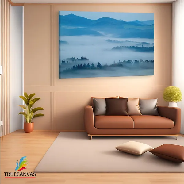 Multicolor_Hilly_Landscape_With_Fog,_Wooden_Framed_Canvas_Paintings_|_For_Living_Room_|_Bedroom_|_Office_|_Gallery_|_Ready_Wall_Mount_Canvas_Wall_Art_Painting_|_Size_-_12_X_18In,_Ct0890
