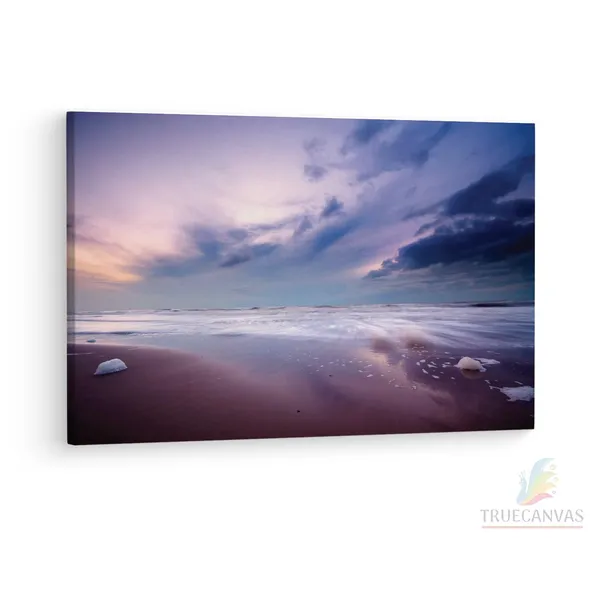 Multicolor_Purple_Beach,_Wooden_Framed_Canvas_Paintings_|_For_Living_Room_|_Bedroom_|_Office_|_Gallery_|_Ready_Wall_Mount_Canvas_Wall_Art_Painting_|_Size_-_12_X_18In,_Ct0891
