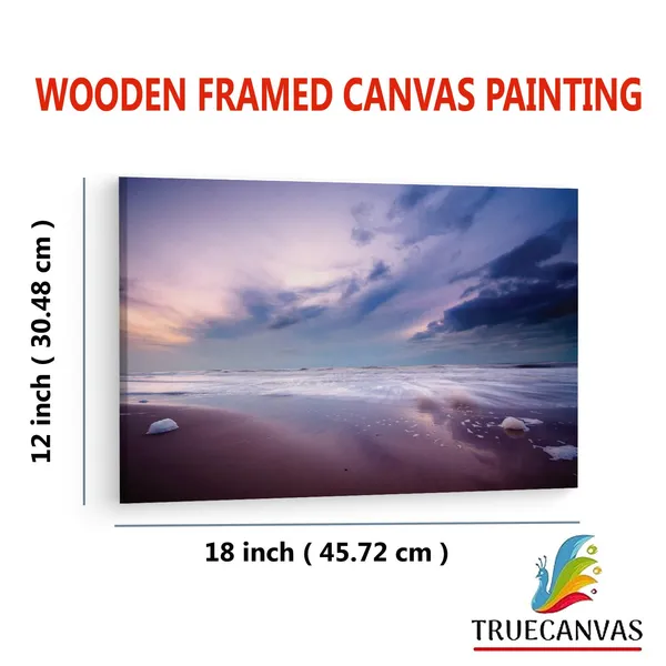 Multicolor_Purple_Beach,_Wooden_Framed_Canvas_Paintings_|_For_Living_Room_|_Bedroom_|_Office_|_Gallery_|_Ready_Wall_Mount_Canvas_Wall_Art_Painting_|_Size_-_12_X_18In,_Ct0891